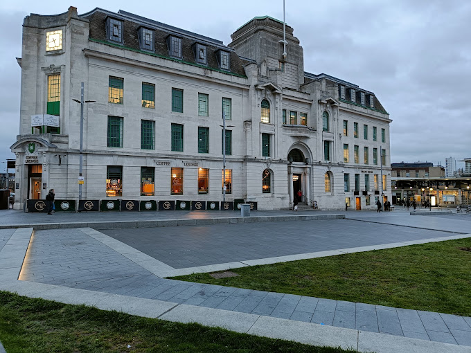 The Grade II listed Equitable House building in Woolwich, London.